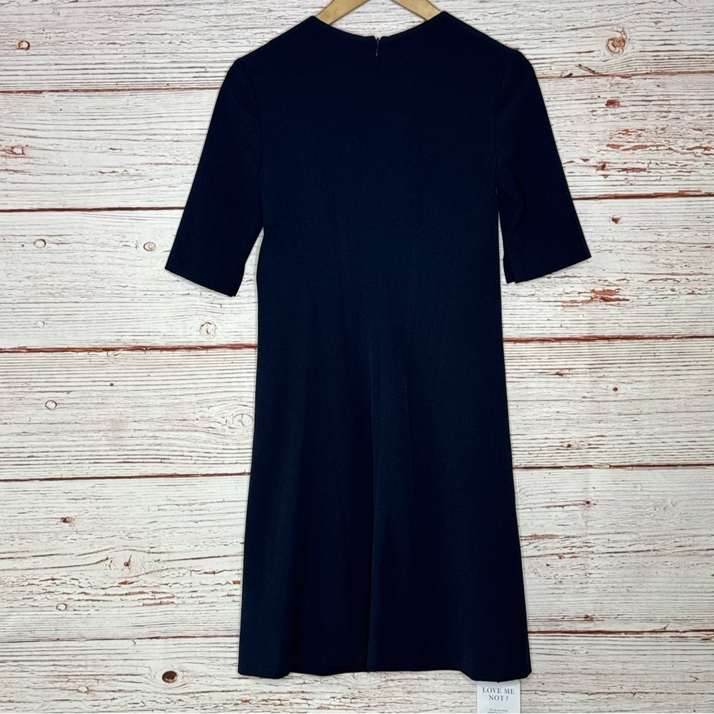 NWT MM LaFleur The Emily Dress - WonderTex in Galaxy Blue Sz 0 - Picture 3 of 16